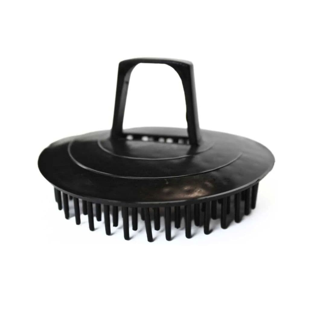 Pente Pata Escova Plástica Redonda para Cabelo Santa Clara Preto