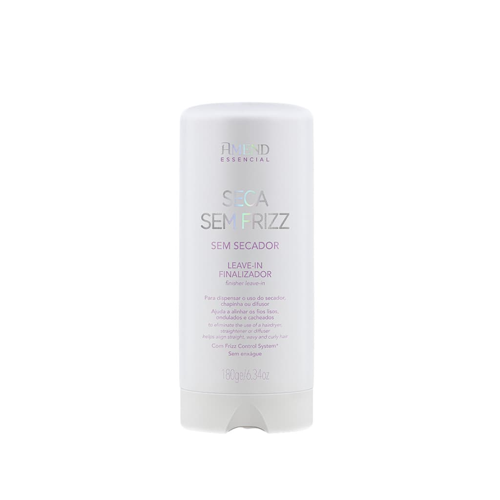 Leave-In Finalizador Essencial Seca Sem Frizz 180ml - Amend