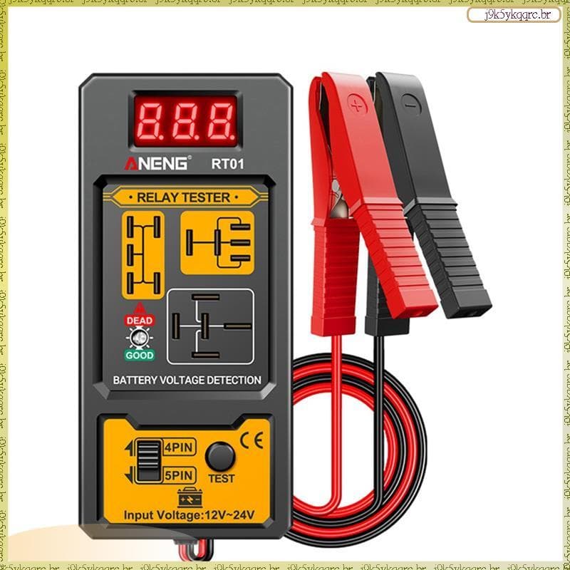 [Leqn] Testador De Tensão De Relé De Carro Universal 12-24V Verificador De Bateria Eletrônico Automotivo Luz LED