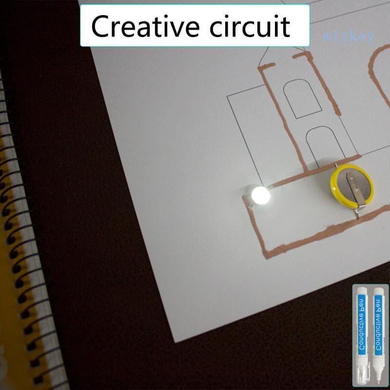 Caneta Condutora Adequada Para Circuitos , Ensino , Experimento Circuito
