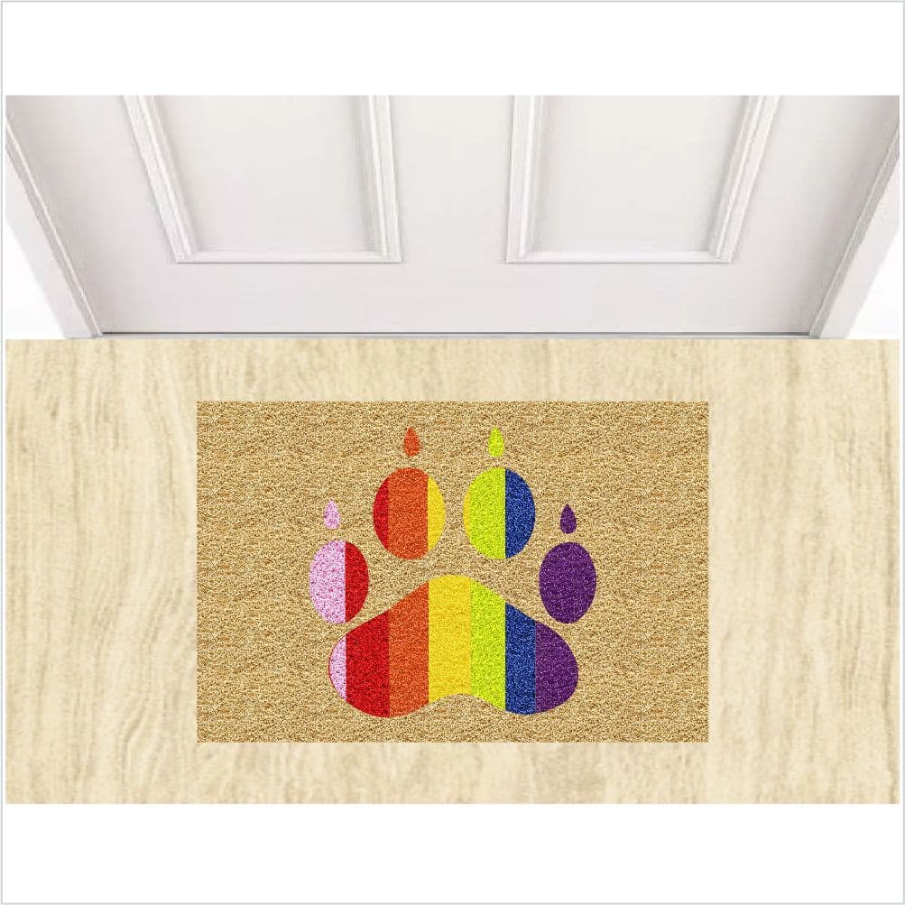 TAPETE PATA LGBT MEDIDA PORTA PARA SALA QUARTO COZINHA 60X40