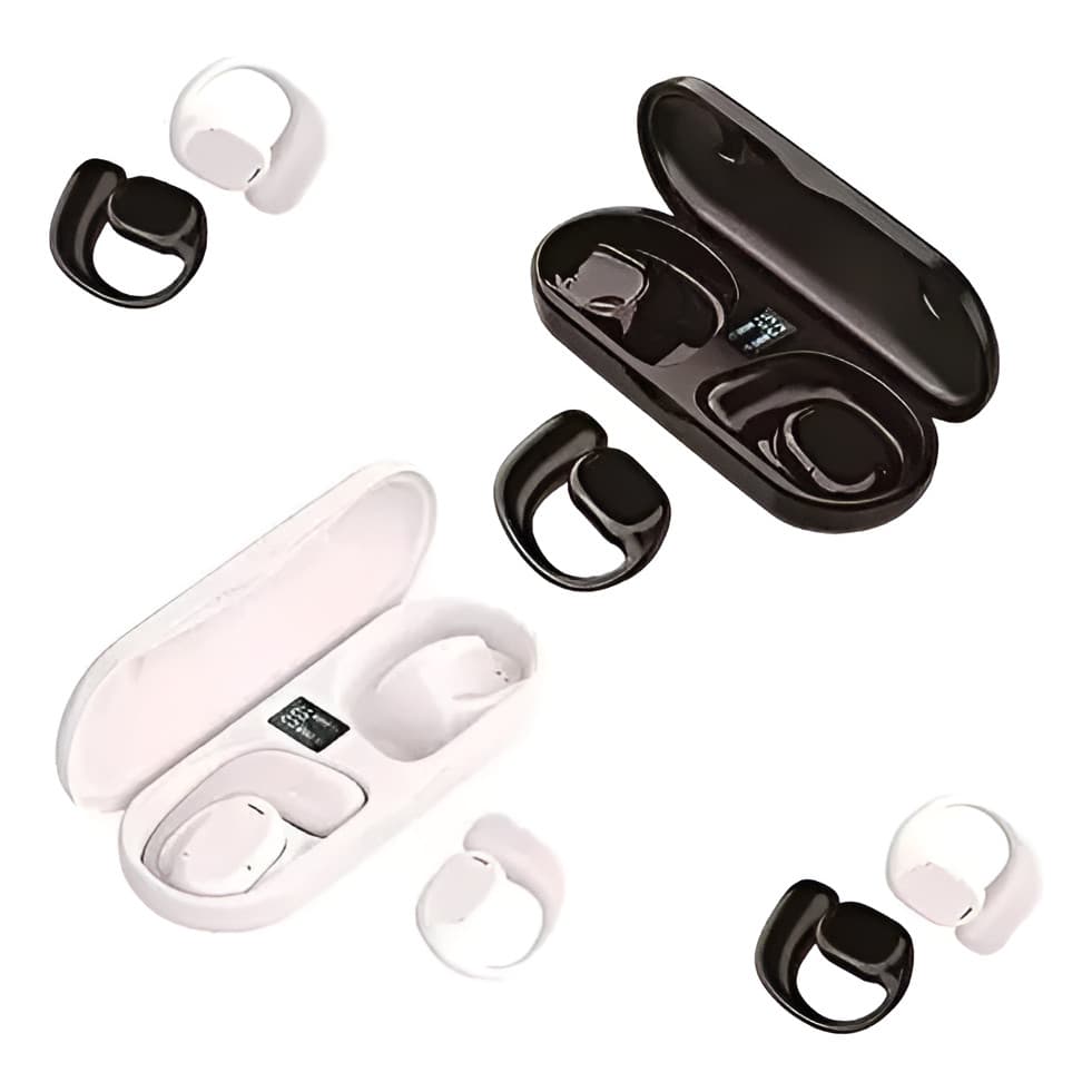 Fone De Ouvido Bluetooth Sem Fio Open-ear Condução Óssea