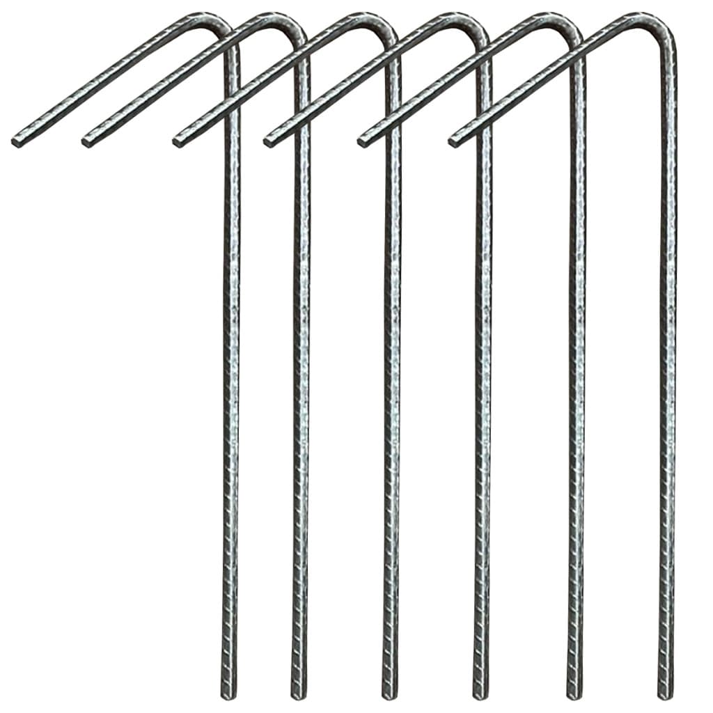 Kit 8 Haste Estaca Gazebo Barracas Gancho Praia Camping 5mm