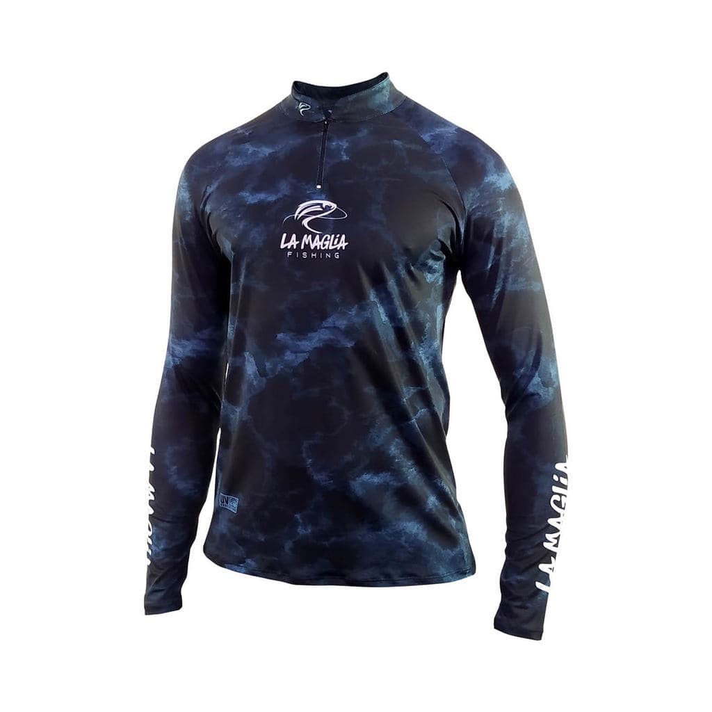 Camisa de Pesca Masculina UV50+ Manga Longa Dark
