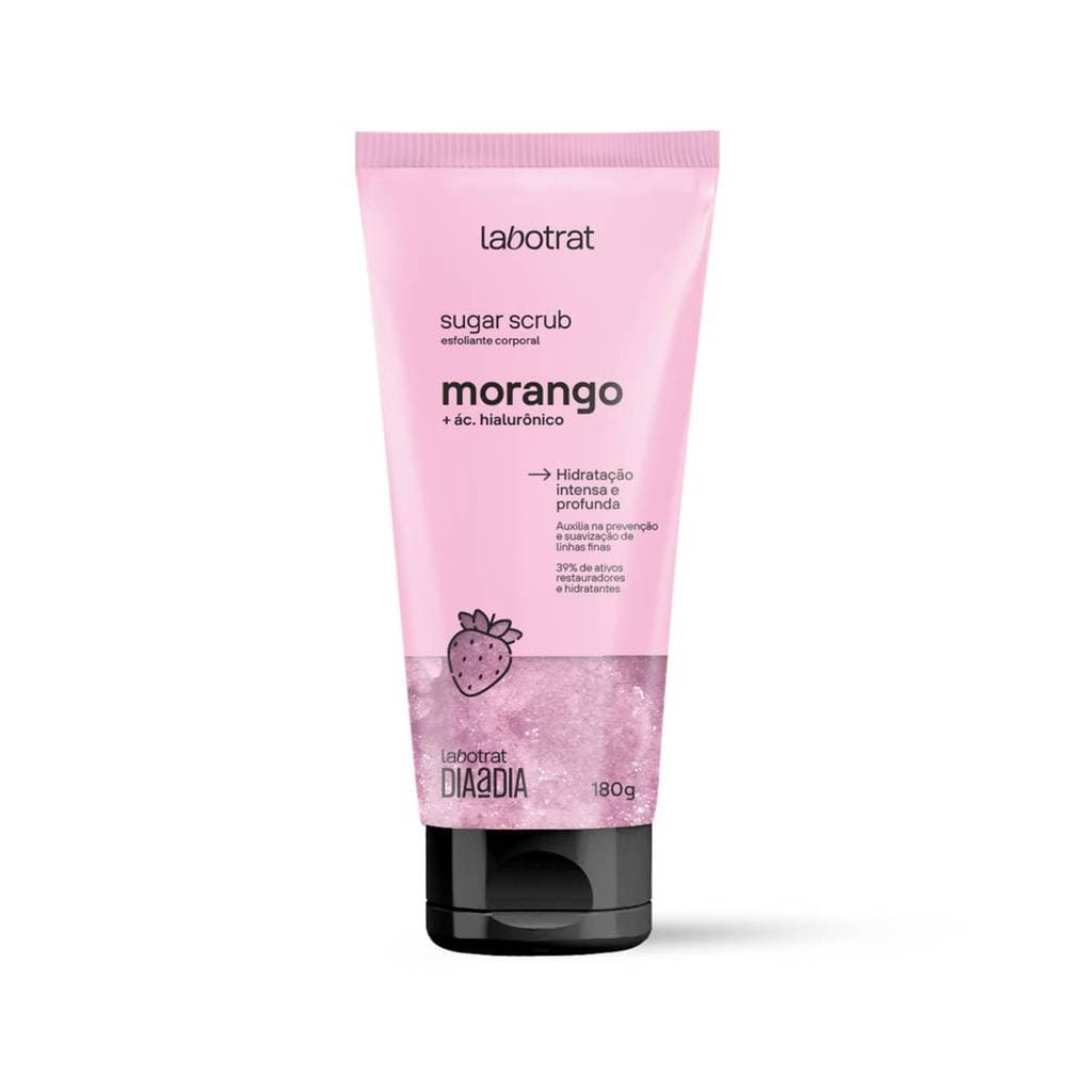 Sugar Scrub Morango Dia A Dia 180G - LABOTRAT