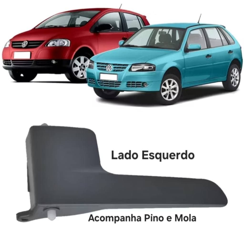 Maçaneta interna Esquerda ( lado motorista ) Gol Parati Saveiro G4  Fox Cor Grafite Diant / Traseira