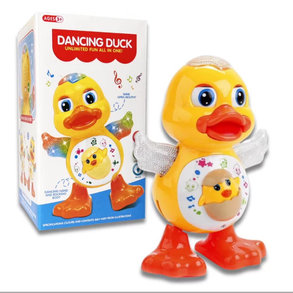 Pato Dançarino Brinquedo Musical Infantil Interativo Brinquedo Infantil Com Luz e Som