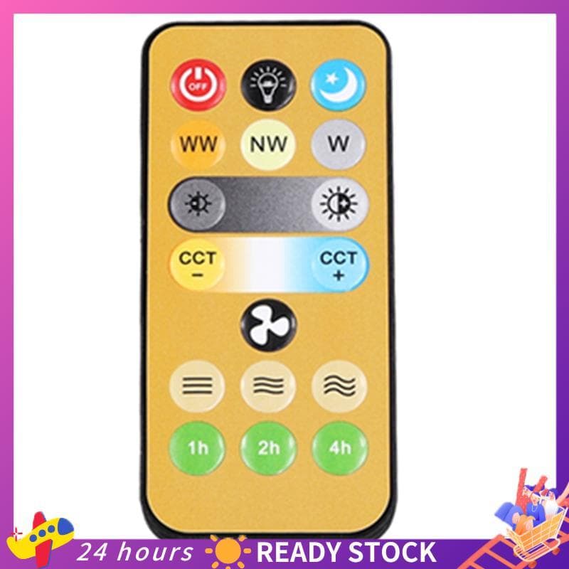 Para E27 Ventilador De Teto Luz Interruptores Sem Fio 3 Velocidades Cronometragem Controle Remoto 1-4h Tempo