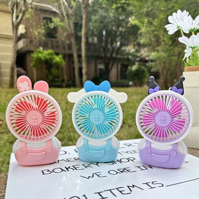 Ventilador de Mão Elétrico para Meninas, Ventilador Portátil Multi-Funcional LUCA