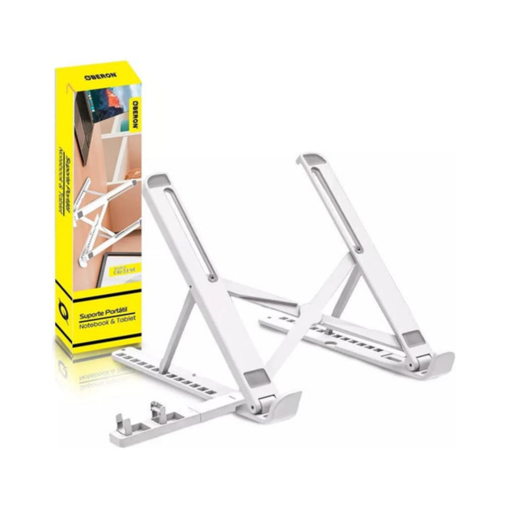 Suporte Ajustável Base para Notebook de Alumínio Resistente