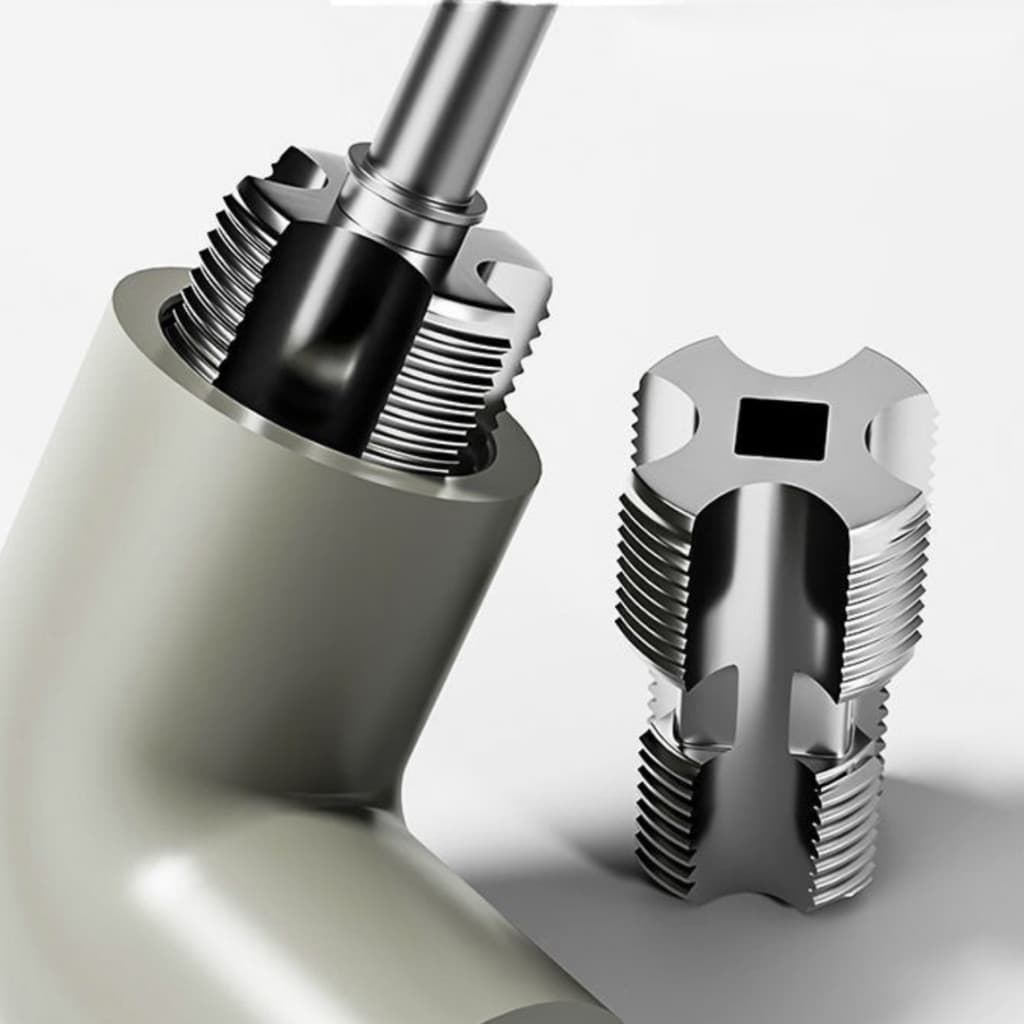 Rosqueador Abridor De Rosca Interno Para Tubo De Água 1/2,3/4 Ppr Pvc Com Encaixe Para Parafusadeira