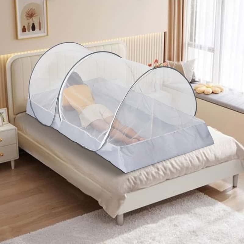 Com fundo ao redor redes mosquiteiras sem instalação camuflagem acampamento ao ar livre redes mosquiteiras portáteis red