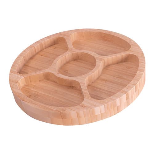 Tigela Gamela Mor C/ 5 Divisórias Para Camping E Lazer 33x33