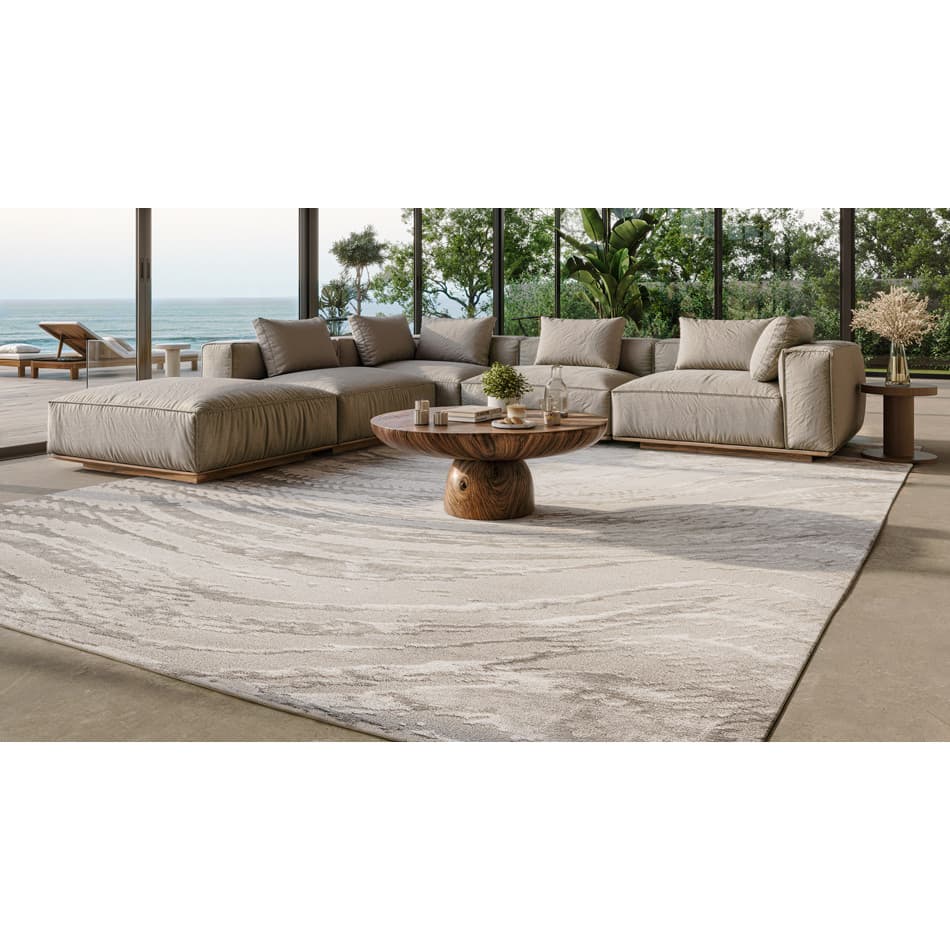 Tapete Via-Star Stilo 200x140 Cm Toque Veludo Estonado Sofisticado Conforto Turquia