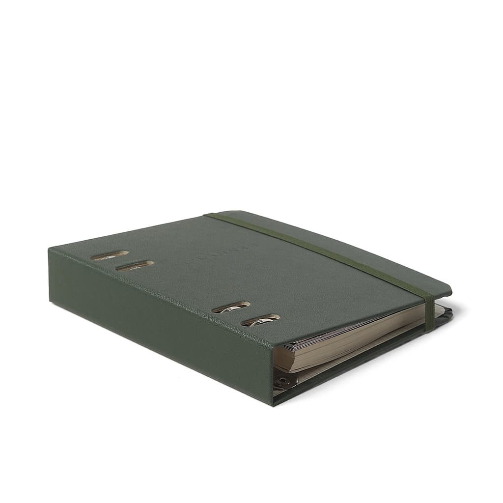 AGENDA PLANNER ARGOLADO 2026 CLÁSSICA SEMANAL A6 VERDE OLIVA CÍCERO