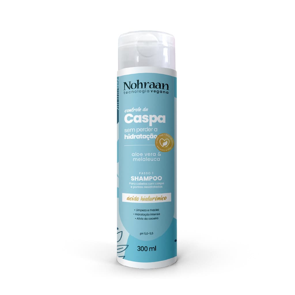 Shampoo Vegano Controle de Caspa | Nohraan – 300ml