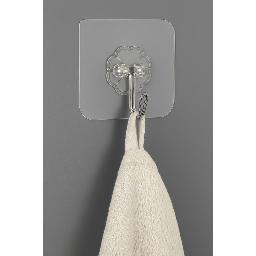 KIT Ganchos Adesivos 10 OU 20 Ganchos Multi Funcional Autocolante Casa Cozinha Banheiro Organizado