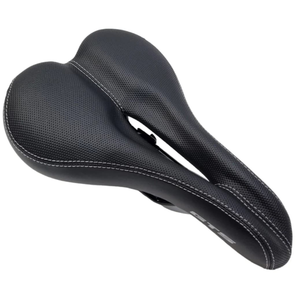 Banco Selim Bicicleta Soft Vazado Preto GTS com Carrinho