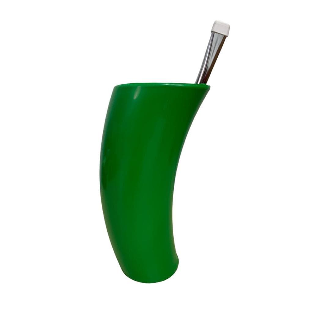 Kit Cuia Guampa Para Terere Verde