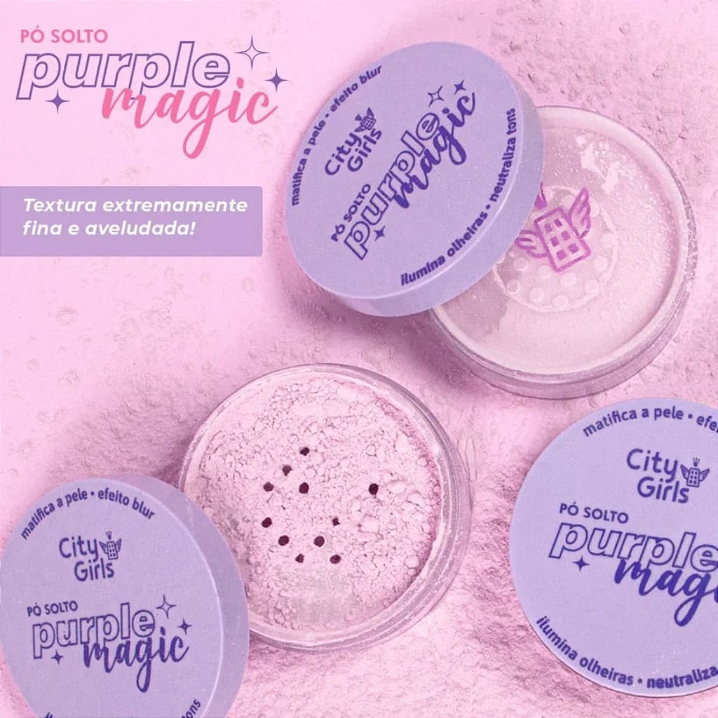 Pó solto Purple Magic - City Girls