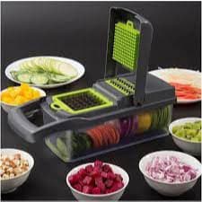 Ralador Fatiador Cortador Amassador Frutas Ovo Salada Legumes Verduras Cesto Alimentos Cozinha