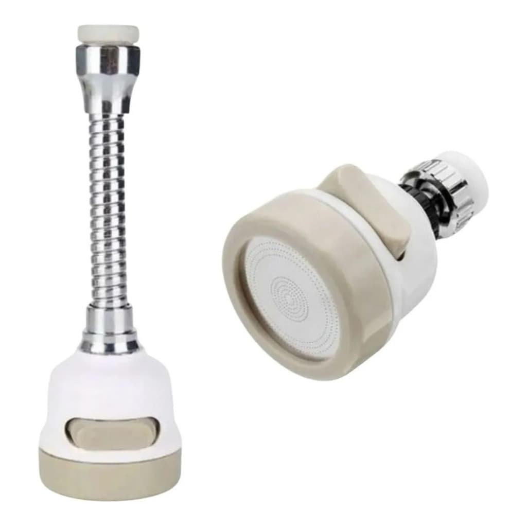Bico Torneira Chuveirinho Gourmet Arejador 2 Jatos Abs Inox