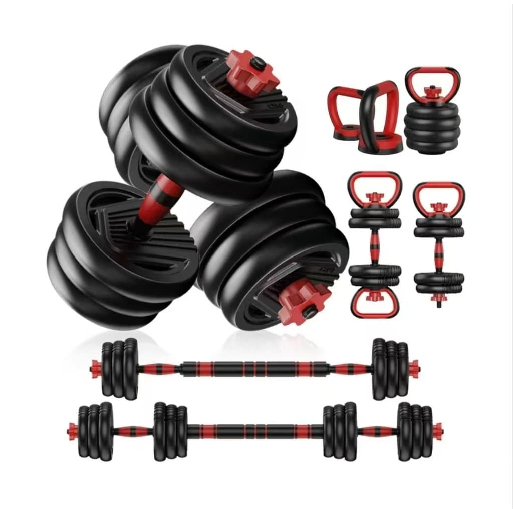 20kg Halteres Barra Kettlebell Peso Musculação treino em casa Equipamento Fitness