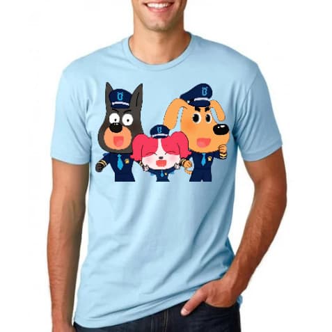 Camiseta Camisa Blusa  adulto e infantil Labrador Desenho Animado  unissex   Envio imediato 100% Algodão Premium