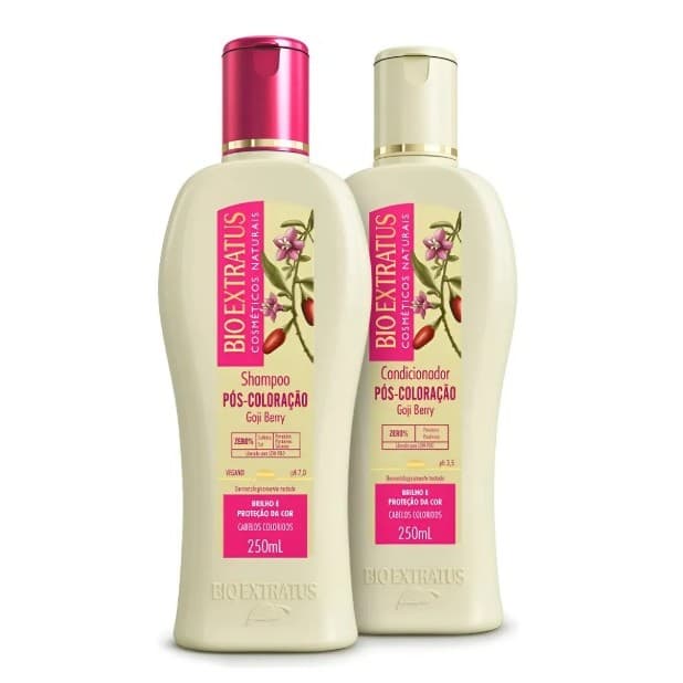 KIT SHAMPOO + CCONDICIONADOR PÓS-COLORAÇÃO - BIO EXTRATUS