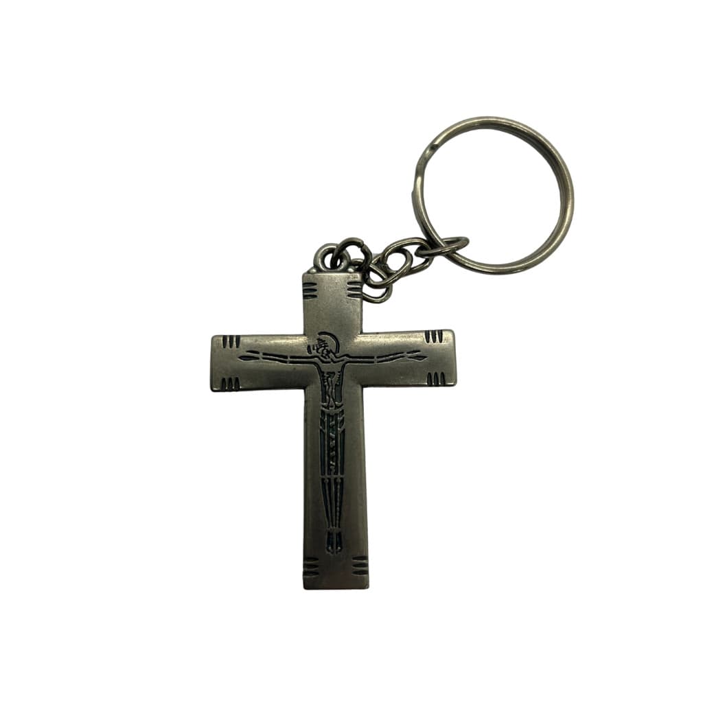 Chaveiro de Crucifixo Metal
