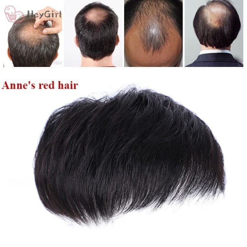 Men Hair Head Short Wig for Men Invisible PC J8MA W3CO