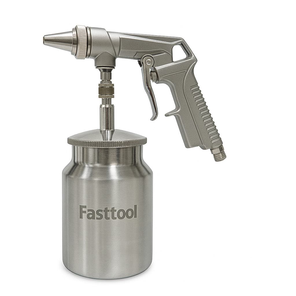 Pistola Para Jateamento De Areia Tanque Baixo 1000 Ml