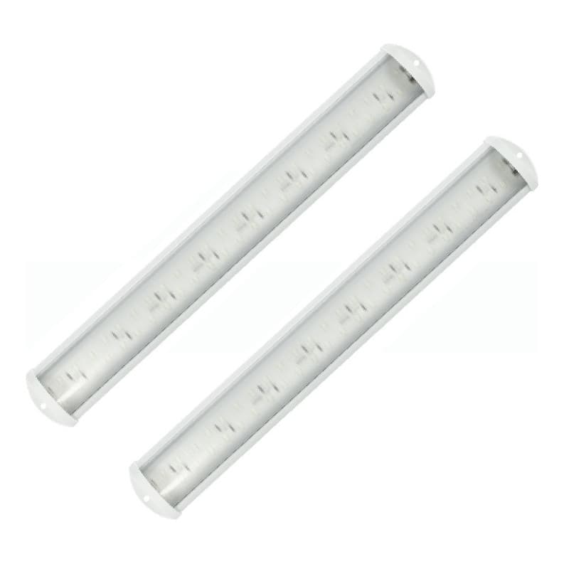 2 Luminária 40cm Carro Van Ônibus Caminhão Porta Malas Led