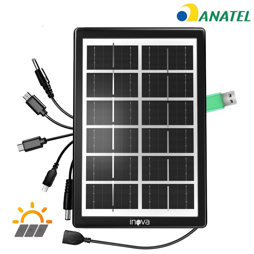 Placa Solar Portatil Policristalina 2 Portas USB Energia Carga Para Telefone RV Carro MP3 PAD Ca
