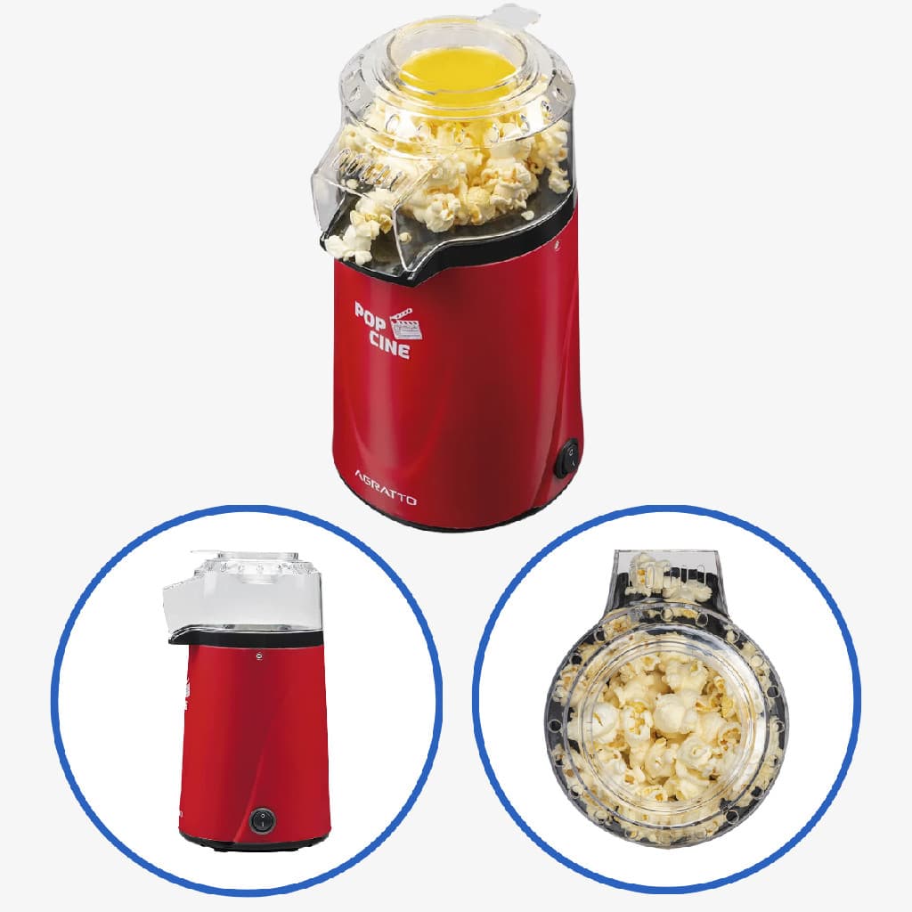 Pipoqueira Elétrica Agratto Pop Cine Vermelho 1200w 220V