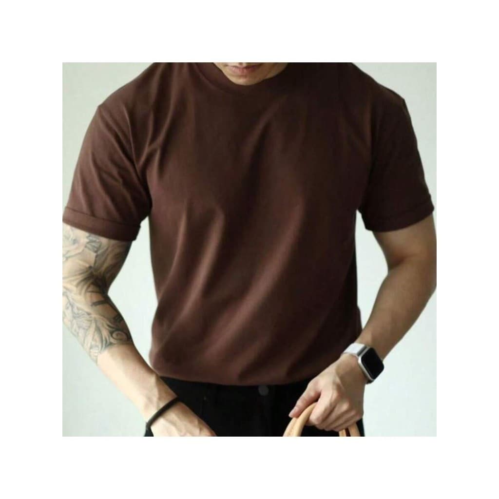 Camiseta 100% Algodão Premium Lisa Básica Masculina