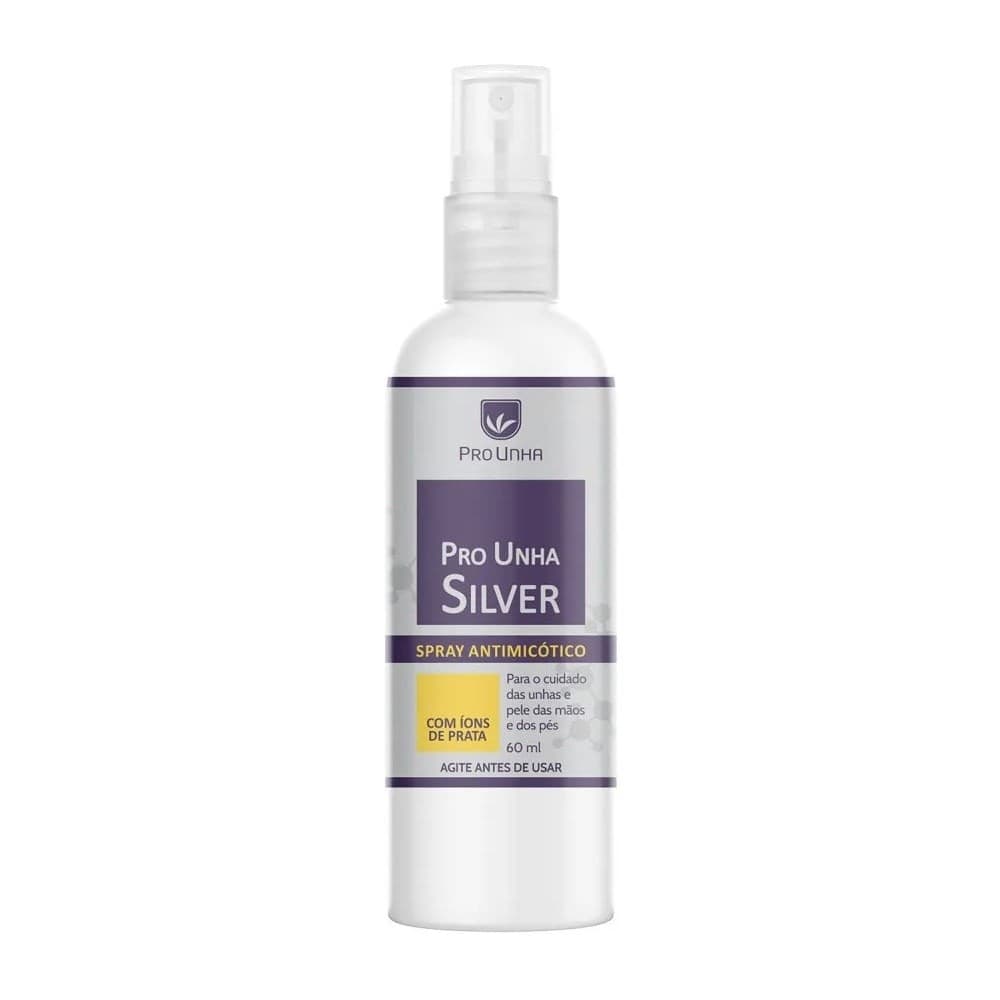 Pro Unha Silver Spray Antimicótico Íons de Prata 60 Ml