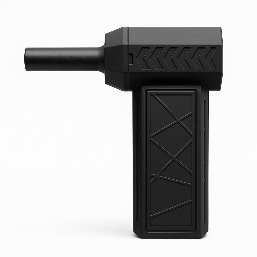 Mini Soprador Jato Forte Portatil Recarregavel Luz Led