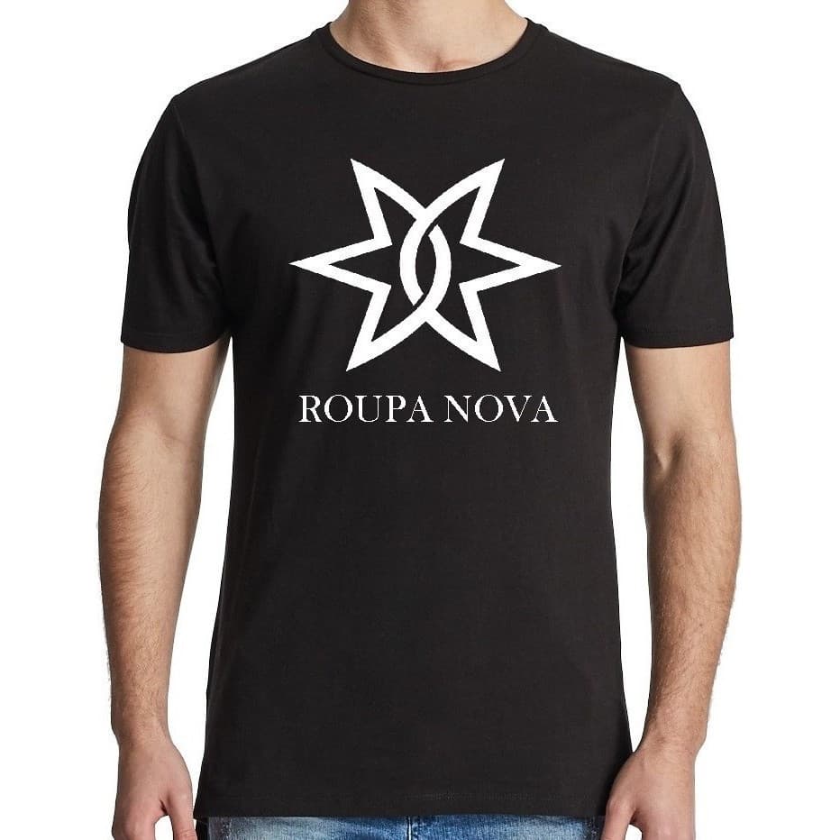 Linda Camiseta Tshirt Camiseta  Roupa Nova Banda - Camisa Unissex Show Fã blusa Premium Postagem 24h