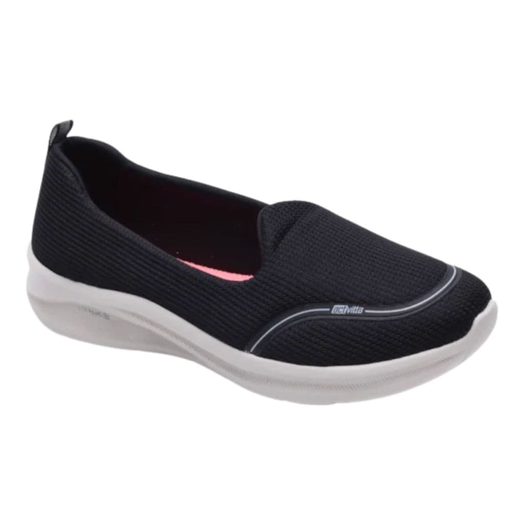 Tênis Corrida Academia Feminino Activitta Preto Leve e Confortável Original