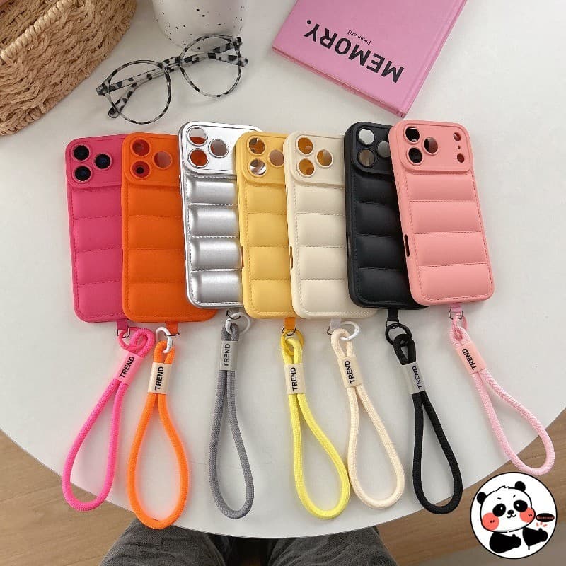 Capa De Jaqueta Com Cordão Para Redmi Note 14 13 Pro Plus Turbo 4 + 5G 4G Fofa Simples Cor Doce À Prova De Choque Telefo