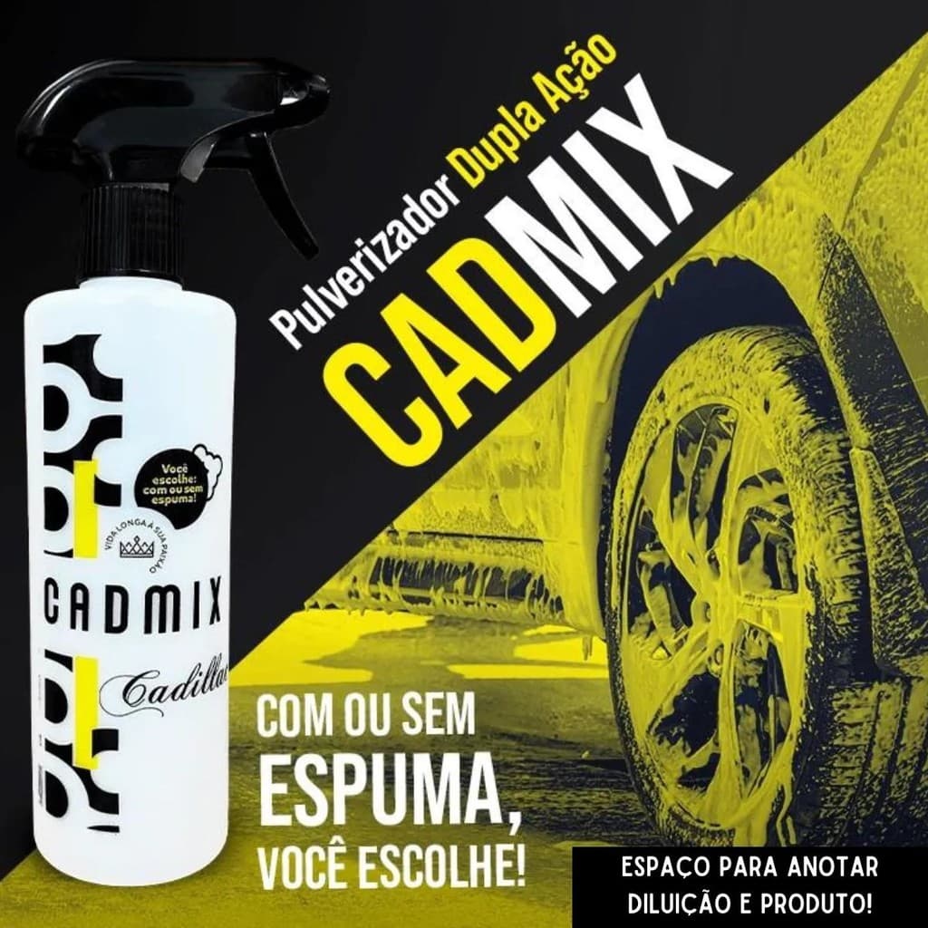 Pulverizador Gerador De Espuma 2 Em 1 Cadmix 500ml Cadillac