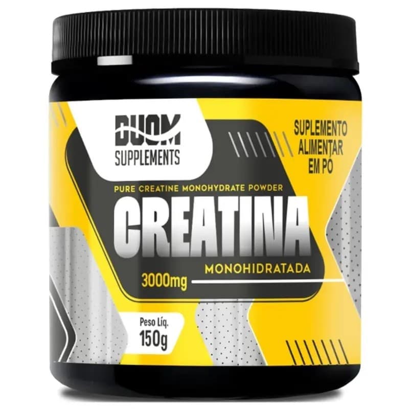 Creatina Monohidratada Duom 150g – Mais Força, Energia e Desempenho Muscular | Puro e Concentrado