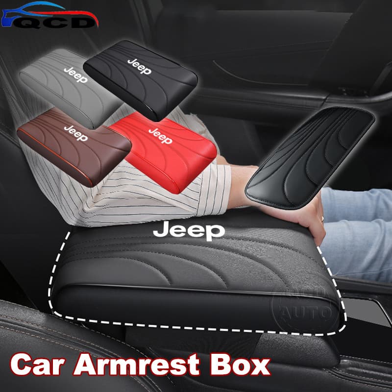 Jeep Caixa De Apoio De Braço Do Carro Espuma Memória Altura Almofada Console Central Proteção Para Renegado Compass Wran