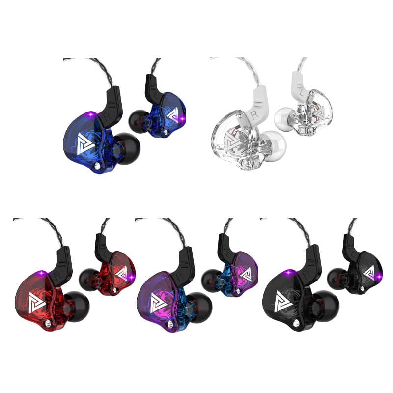 Fone De Ouvido Com Fio E Microfone Alta Definição QKZ AK6 Fone Intra Auricular Para Chamadas Gravativas Aula Online
