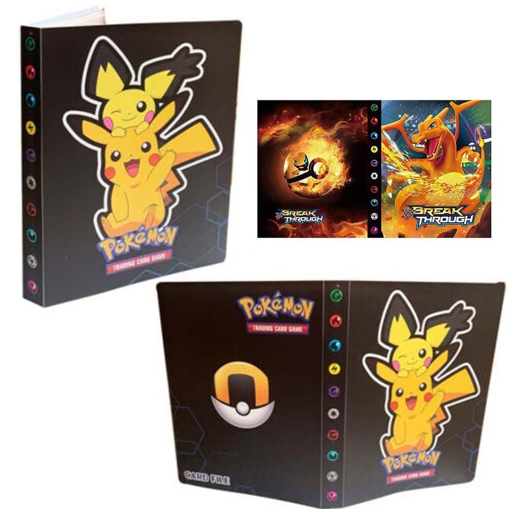 Álbum de Cartas Pokémon, Bolsa de Coleção, Capacidade para 240 Folhas 5YGZ 8MCG