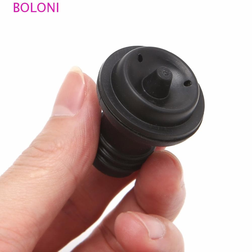 BOLONI 3 Unidades De Bomba De Vinho , Rolha A Vácuo De Silicone Resselável Sem Vazamentos , Rolhas Pretas Para Garrafas