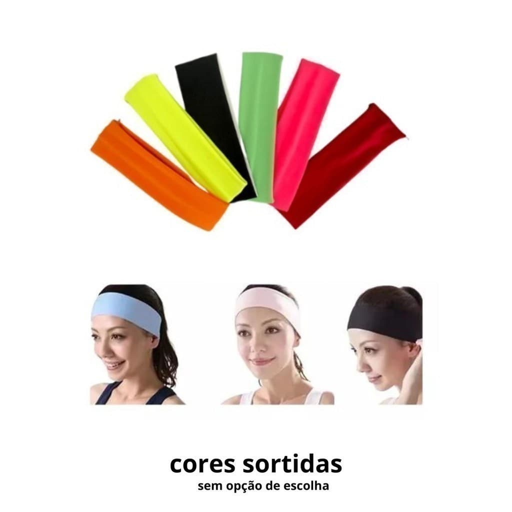 Faixa de Cabelo em Malha Elástica / Acessórios de Cabel