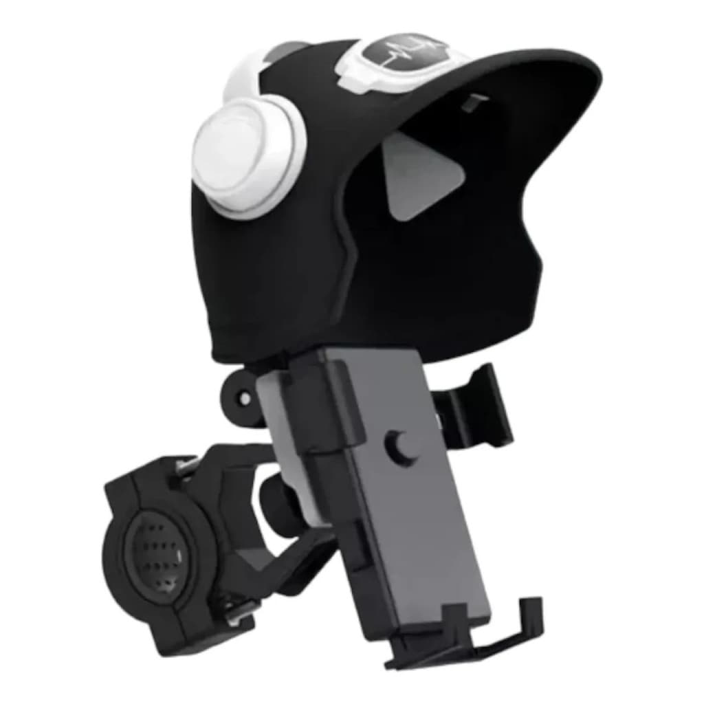 Suporte Celular Proteção Sol Chuva Estilo Capacete Moto Bi
