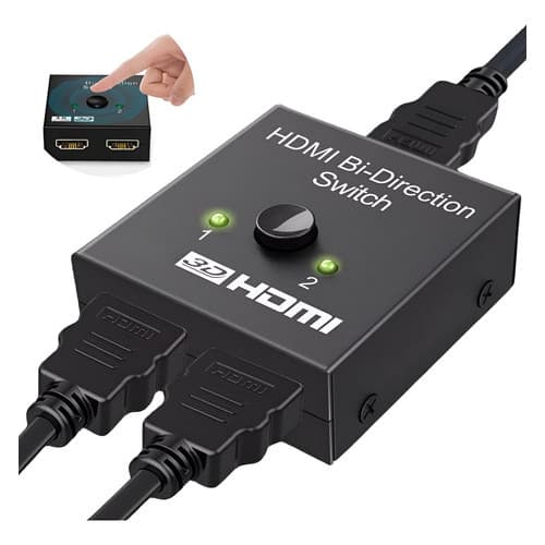 Splitter Switch Divisor Hdmi 1x2 2x1 Bidirecional Full Hd 4k